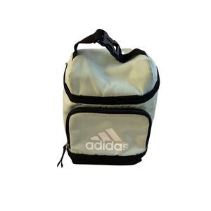 Adidas insulated zipper lunch box mint green (minor discoloration on edges) wash